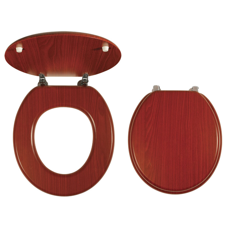 Novaservis Sedátko dýhované MDF WC/ORECHLYRA