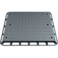 Poklop litinový uzamykatelný Vlček Odra, s rámem a těsněním, 900 x 600 mm, D400