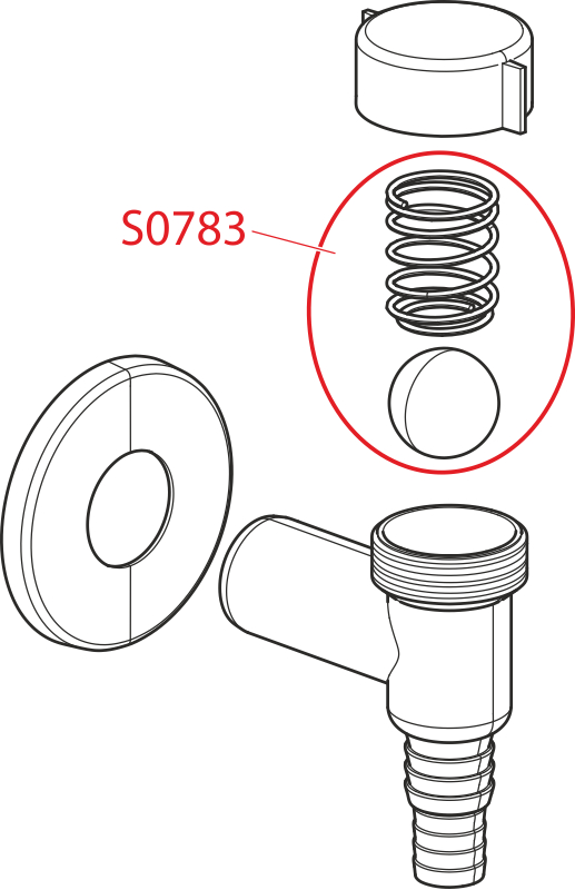 Sifon pračkový Alcadrain (Alcaplast) venkovní, chrom DN32 APS1