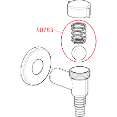 Sifon pračkový Alcadrain (Alcaplast) venkovní, chrom DN32 APS1