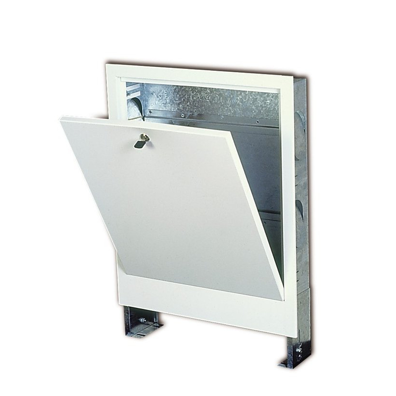 Sestava rozdělovač/sběrač - pro podlahové vytápění - skříň P-KLASIK 3 - 1˝xEK, 8cestný, mosaz IVAR.CS 553 VP