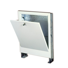Sestava rozdělovač/sběrač - pro podlahové vytápění - skříň P-KLASIK 4 - 1˝xEK, 12cestný, mosaz IVAR.CS 553 VP