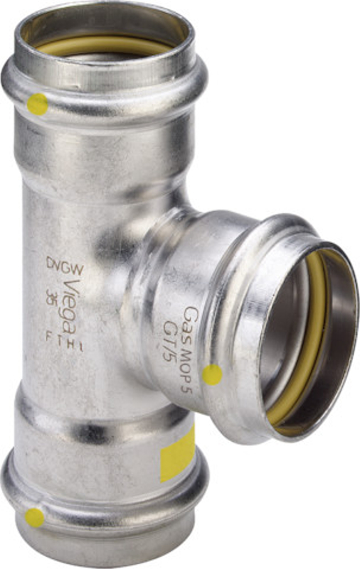 T-kus Viega Sanpress Inox G s SC-Contur 0218 28
