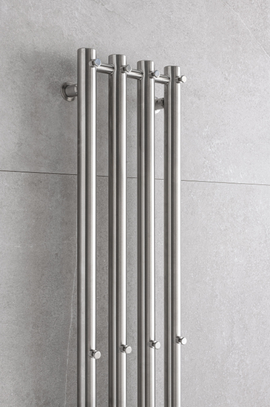 Těleso koupelnové PMH Rosendal 266 x 950 mm, 161 W, klasické připojení, Chrom