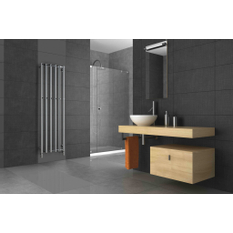 Těleso koupelnové PMH Rosendal 266 x 950 mm, 161 W, klasické připojení, Chrom