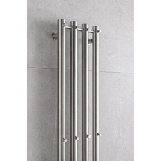 Těleso koupelnové PMH Rosendal 266 x 950 mm, 161 W, klasické připojení, Chrom