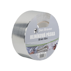 Hliníková páska Den Braven šířka 100 mm, délka 50 m, stříbrná