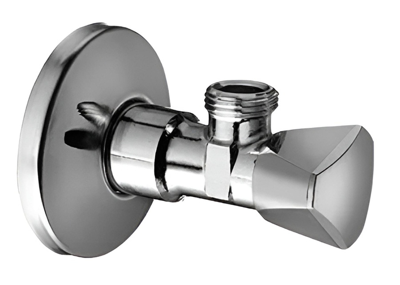 Rohový ventil Schell Sanland, bez matky, 1/2˝ x 3/8˝, chrom