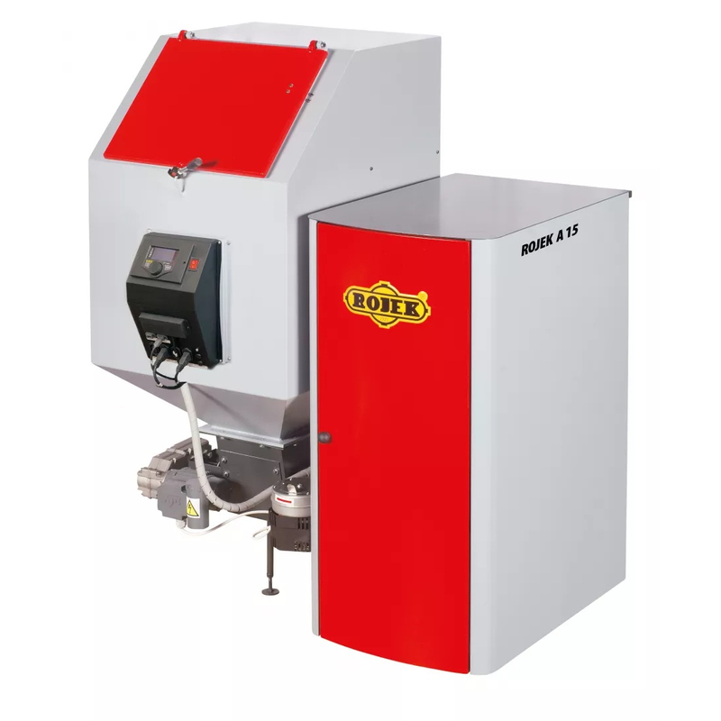 Kotel automatický na pelety Rojek A 15, 3,6 - 14 kW, 5. třída, SVT 1403