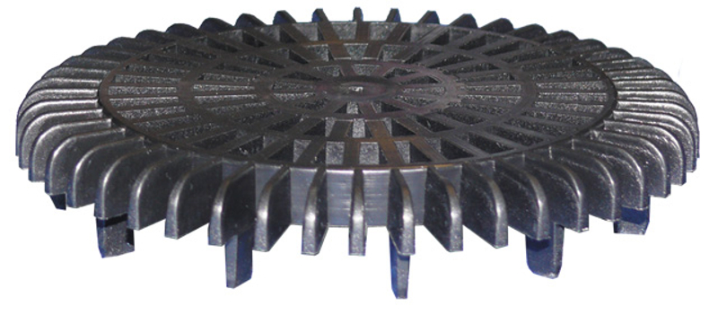 Plochý záchytný koš HL Hutterer & Lechner, d 110mm, vhodný pro střešní/terasové vtoky