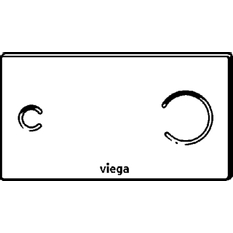 Senzitivní ovládací deska Viega 8352.11 VfM100S 230V sklo parsol/černé