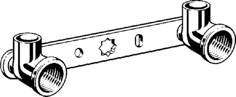 Montážní jednotka Viega pájené fitinky 94476.05NOR 12 x 3/8˝ x 150