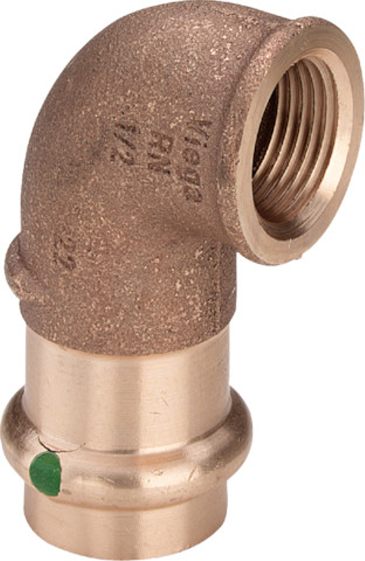 Přechodové koleno 90° Viega Profipress s SC-Contur 2214.2 28 x 3/4˝