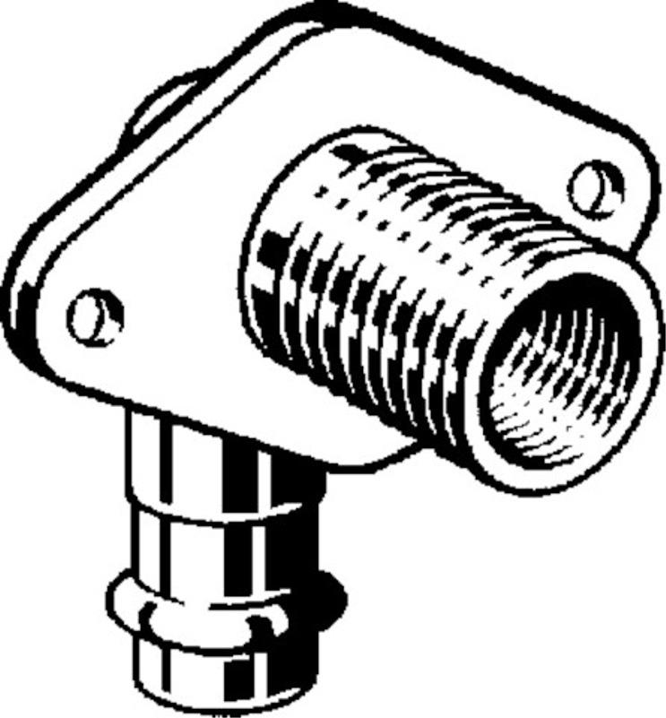 Stěnová průchodka Viega Profipress s SC-Contur 2232.1 15x1/2˝x3/4˝x25