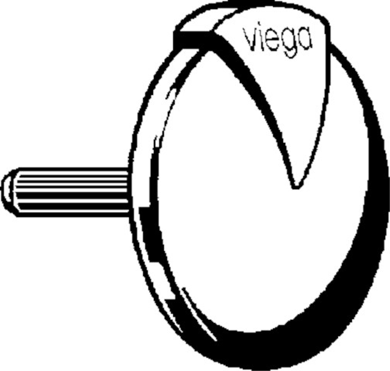 Otočná rozeta Viega náhradní díly 6162.02 VISIGN M1/R1
