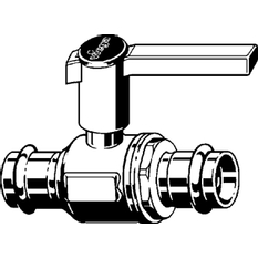 Kulový kohout Viega Sanpress Inox s SC-Contur 2370 18