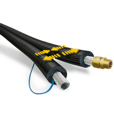 Trubka nerezová izolovaná dvojitá Armacell Armaflex DuoSolar VA průměr trubky 16 mm, tloušťka izolace 14 mm, délka 15m, černá