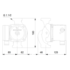 Čerpadlo oběhové Grundfos UPS 25-80 N 180 1x230 50Hz 9H