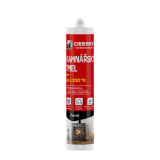 Kamnářský tmel Den Braven kartuše 280 ml, černá