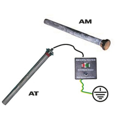 Ochranná anoda z hořčíkové slitiny s pozink. zátkou a  kontr.  zařízením - 5/4˝x700mm, pr. 32mm IVAR.AT2