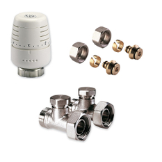 KIT Vekoluxivar - pro dvoutrubkový systém - 1/2˝xEK, 15x1, přímé IVAR.KIT DD 345
