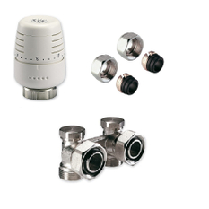KIT Vekoluxivar - pro dvoutrubkový systém - 1/2˝xEK, 15x1, přímé IVAR.KIT DD 345