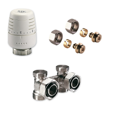KIT Vekoluxivar - pro dvoutrubkový systém - 1/2˝xEK, 15x1, přímé IVAR.KIT DD 345
