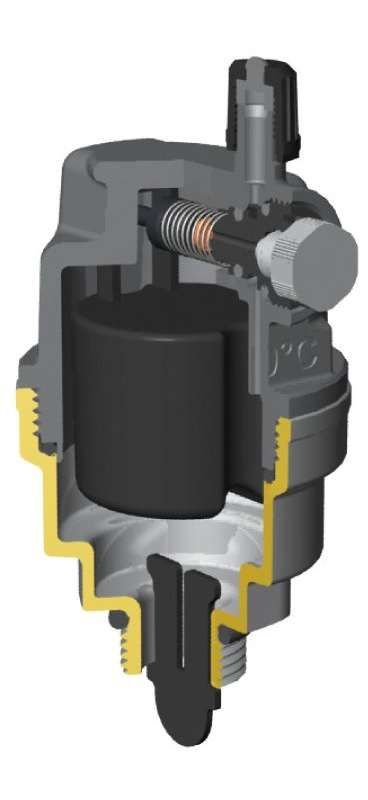 Automatický odvzdušňovací ventil - 1/2˝, nikl IVAR.VARIA