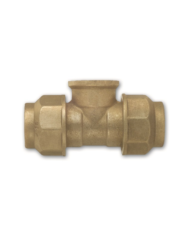 T-kus - potrubí/vnitřní závit/potrubí - 40x5/4˝x40, PE/vnější závit/PE FIV.07703