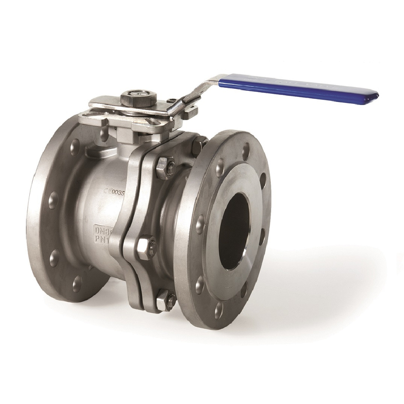 Kulový uzávěr přírubový - série 02 na vodu nerez - DN 50, L=150mm BRA.02.622