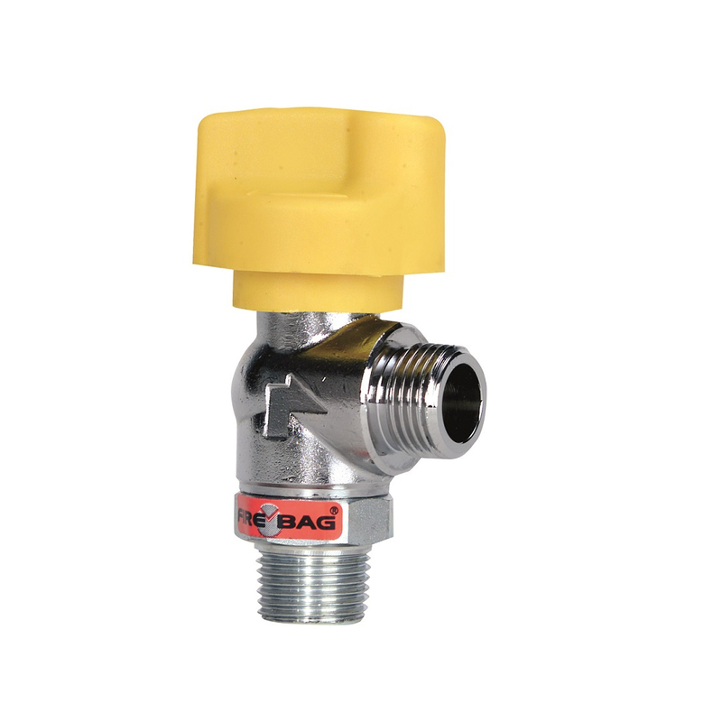 Kulový uzávěr plyn - s protipožární armaturou FIREBAG - 1/2˝FM, přímý IVAR.G2T