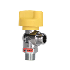 Kulový uzávěr plyn - s protipožární armaturou FIREBAG - 1/2˝FM, přímý IVAR.G2T