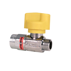 Kulový uzávěr plyn - s protipožární armaturou FIREBAG - 1/2˝FM, přímý IVAR.G2T