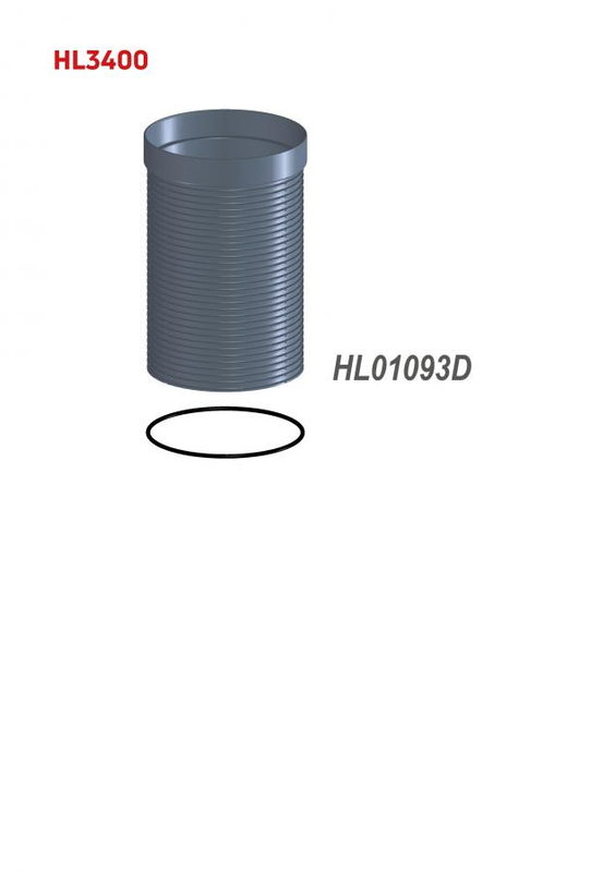 Prodlužovací nástavec HL Hutterer & Lechner, d 146mm/ 200mm včetně O-kroužku, vhodné pro série HL3100 a HL5100