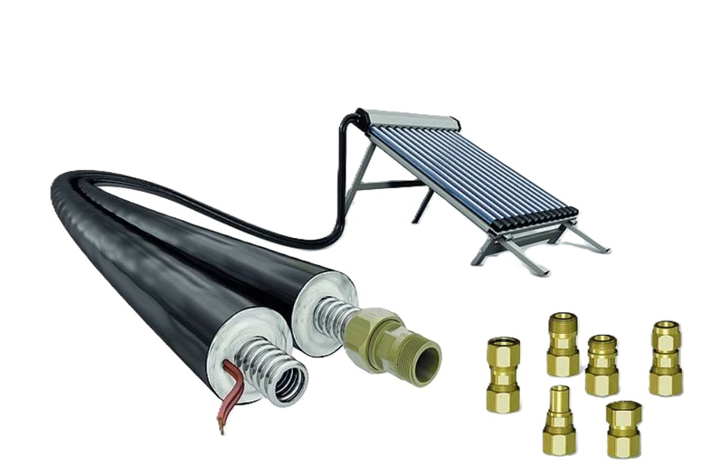 Trubka měděná izolovaná dvojitá Armacell Armaflex DuoSolar CU průměr trubky 15 mm, tloušťka izolace 14 mm, délka 20m, černá