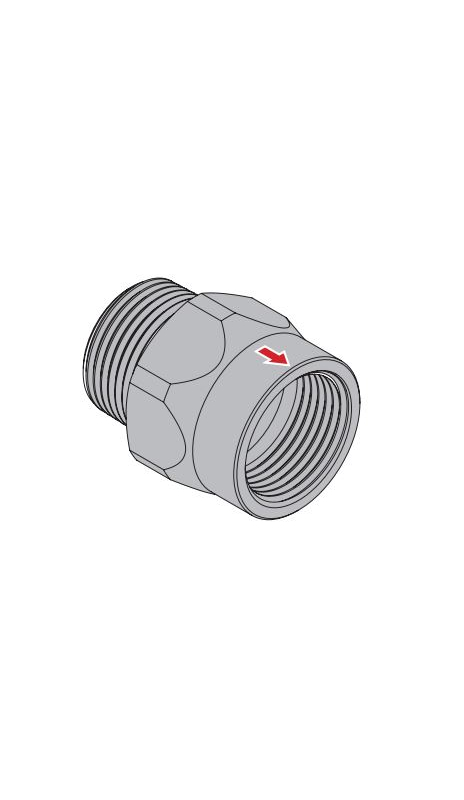 Bezpečnostní nadprůtoková pojistka GST typ L-MF - 3/4˝MF, 4m3/h IVAR.GST-L-MF
