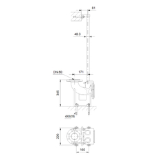 Souprava Grundfos Auto coupling set DN80 CI