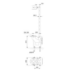 Souprava Grundfos Auto coupling set DN100 CI