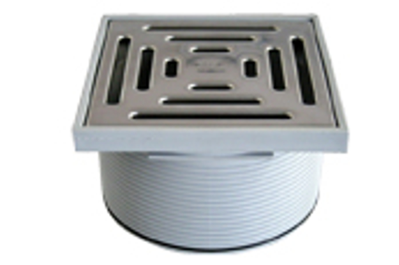 Žebrovaný nástavec HL Hutterer & Lechner, d 145mm/plast 148x148mm/nerez 138x138mm