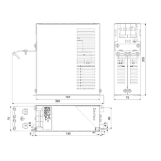 Filtr Grundfos Sinewave 200-500V IP20 2,5/2,5/2/2A
