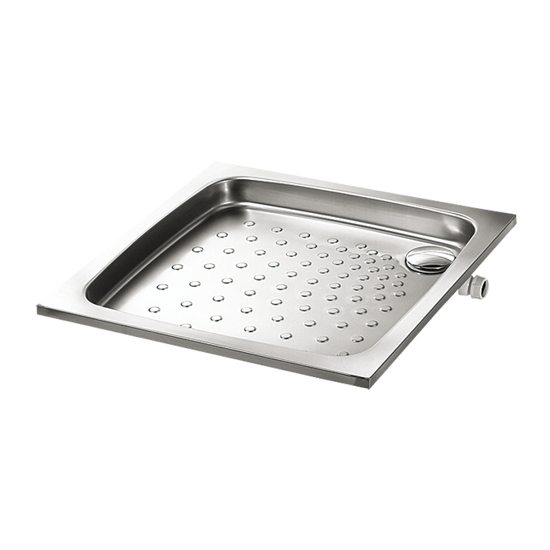 Nerezová sprchová vanička 800 x 800 x 71 mm SLSN 07