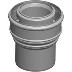 Redukce Wolf z DN60/100 na DN80/125, bílá