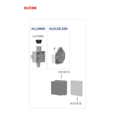 Podomítková zápachová uzávěrka ke klimatizačním jednotkám HL Hutterer & Lechner, DN32 - 100x100mm, kryt bílý 110x110mm