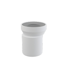 Dopojení Alcadrain (Alcaplast) k WC - nátrubek e x centrický 158 mm A92