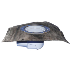 Těleso velkokapacitního vtoku HL Hutterer & Lechner, DN110 s ležatým odtokem, s asfaltovou manžetou