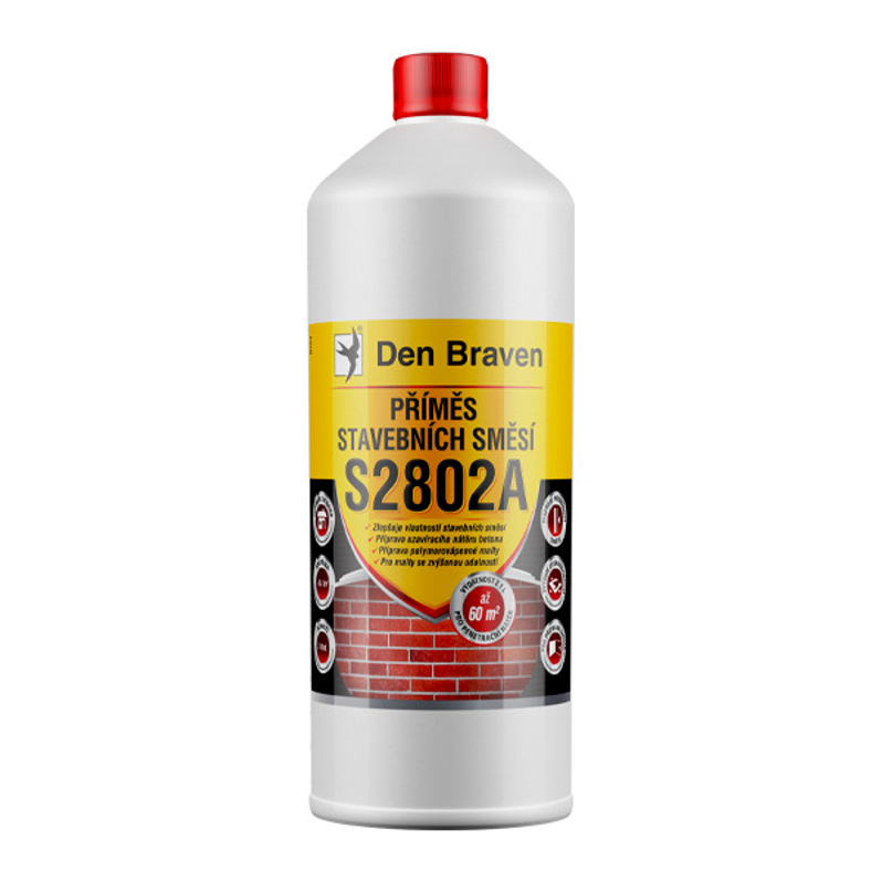 Příměs stavebních směsí Den Braven S2802A kanystr 5 kg, mléčně bílá
