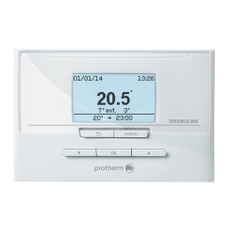 Sestava regulátoru Protherm Thermolink P/2 a kabelového venkovního čidla.