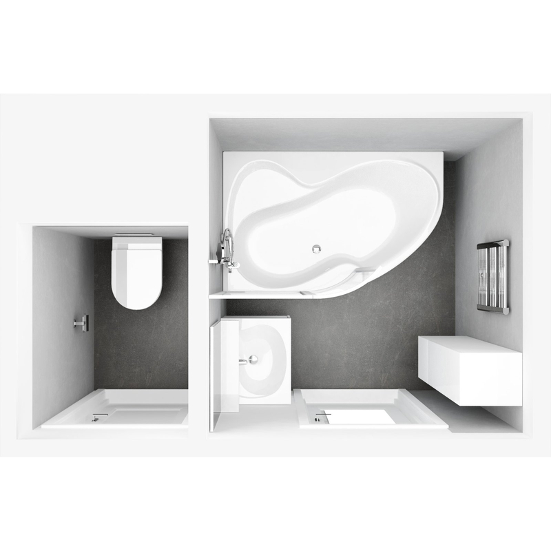 Vana Ravak Rosa 95 150x95 L