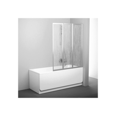 Vanová zástěna Ravak VS3 115, satin+rain