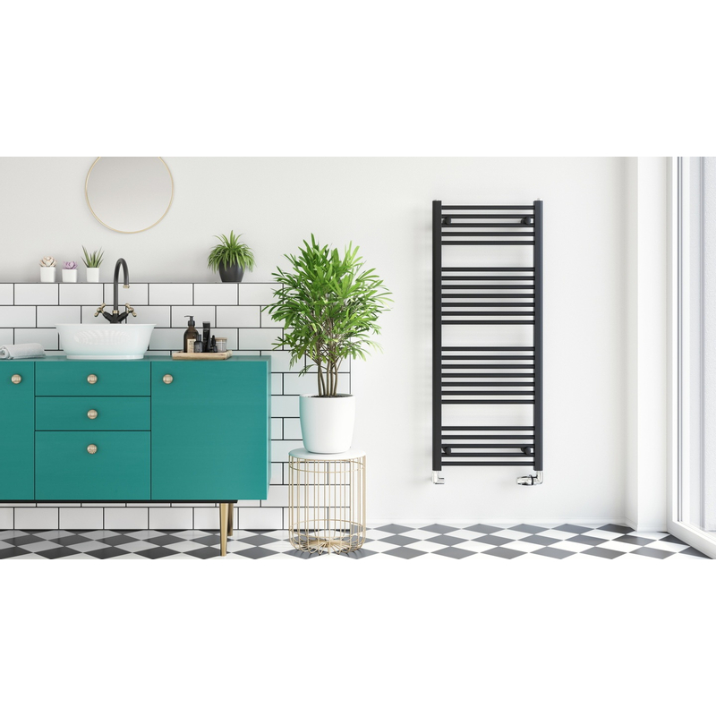 Těleso koupelnové trubkové Koralux Linear Classic KLC 1500/750, výkon 913 W, klasické připojení, barva bílá